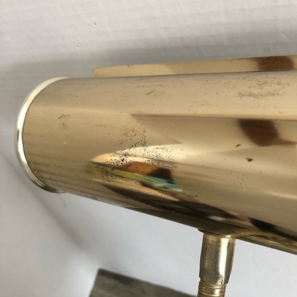 Vintage  Brass Bankers Lamp - Picture 8 of 14